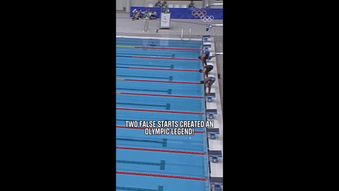 The pool will never forget Eric 'The Eel' Moussambani. 🏊‍♂️😍#OTD #Olympics #Sydney2000