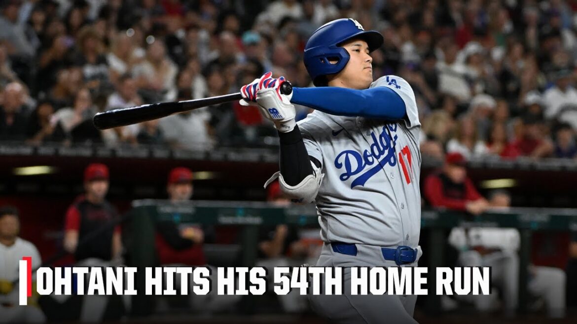 Shohei Ohtani splashes his 54th HR into the pool vs. Diamondbacks | ESPN MLB Shohei Ohtani splashes his 54th HR into the pool vs. Diamondbacks | ESPN MLB