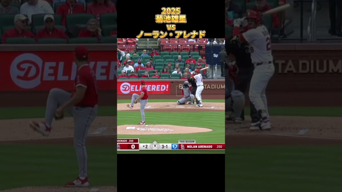 [Kikuchi Yusei]vs Nolan Arenado 2025 All pitches Yusei Kikuchi Los Angeles Angels Nolan Arenado #shorts #Saitama Seibu Lions
