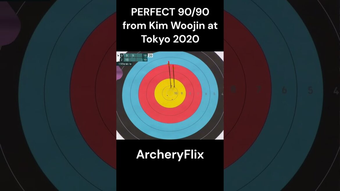 Kim Woojin Shooting 90/90 at Tokyo 2020 Olympics | #shorts
