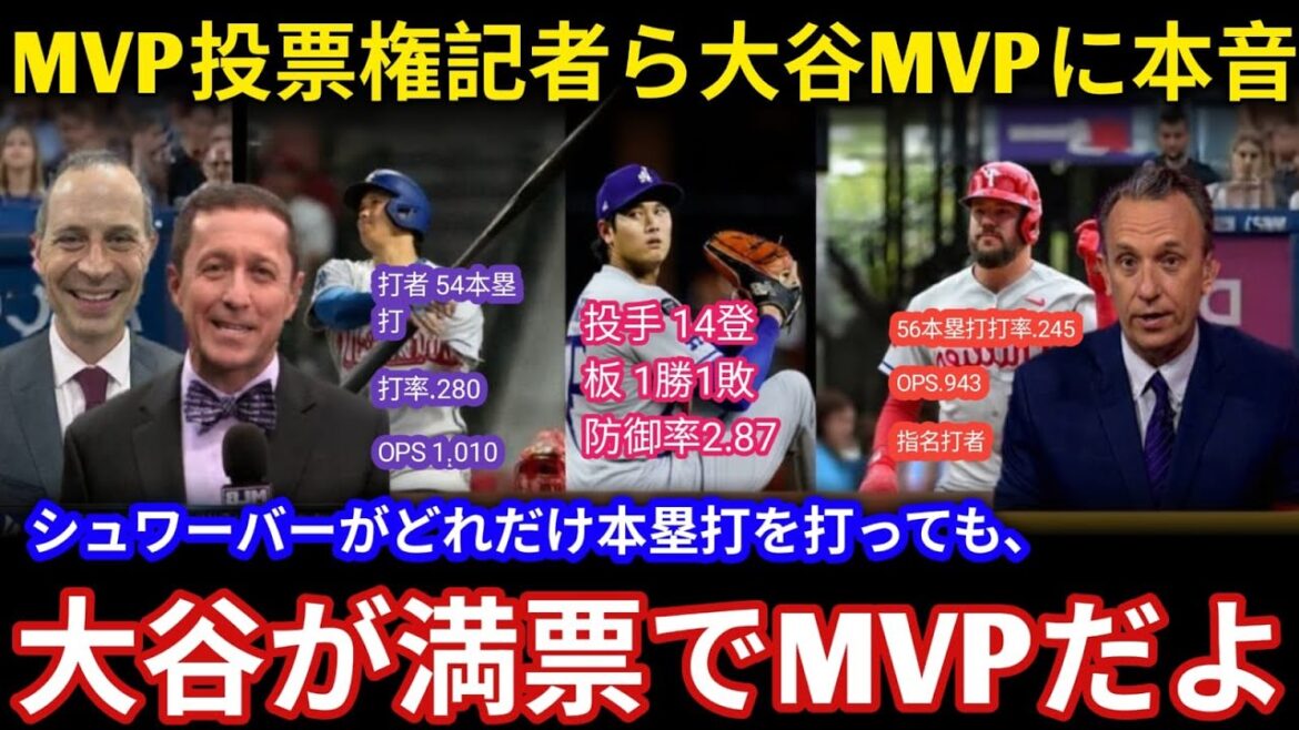 [Otani Shohei]10 American reporters declare, "The MVP is Ootani after all!" Voting rights holders say the reason for the MVP confirmed[Overseas reaction]