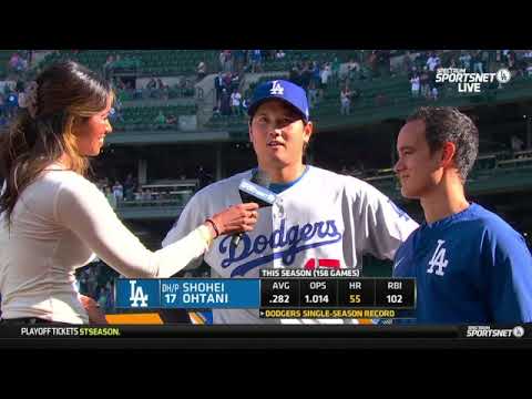 Shohei Ohtani Hits 55th HR, Breaks Dodgers Record & Talks Kershaw! Shohei Ohtani Hits 55th HR, Breaks Dodgers Record & Talks Kershaw!
