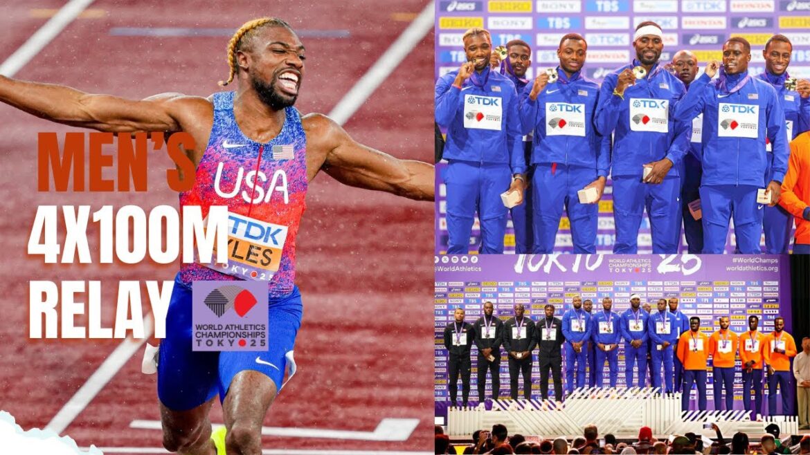 Men's 4x100m relay Final Tokyo 2025