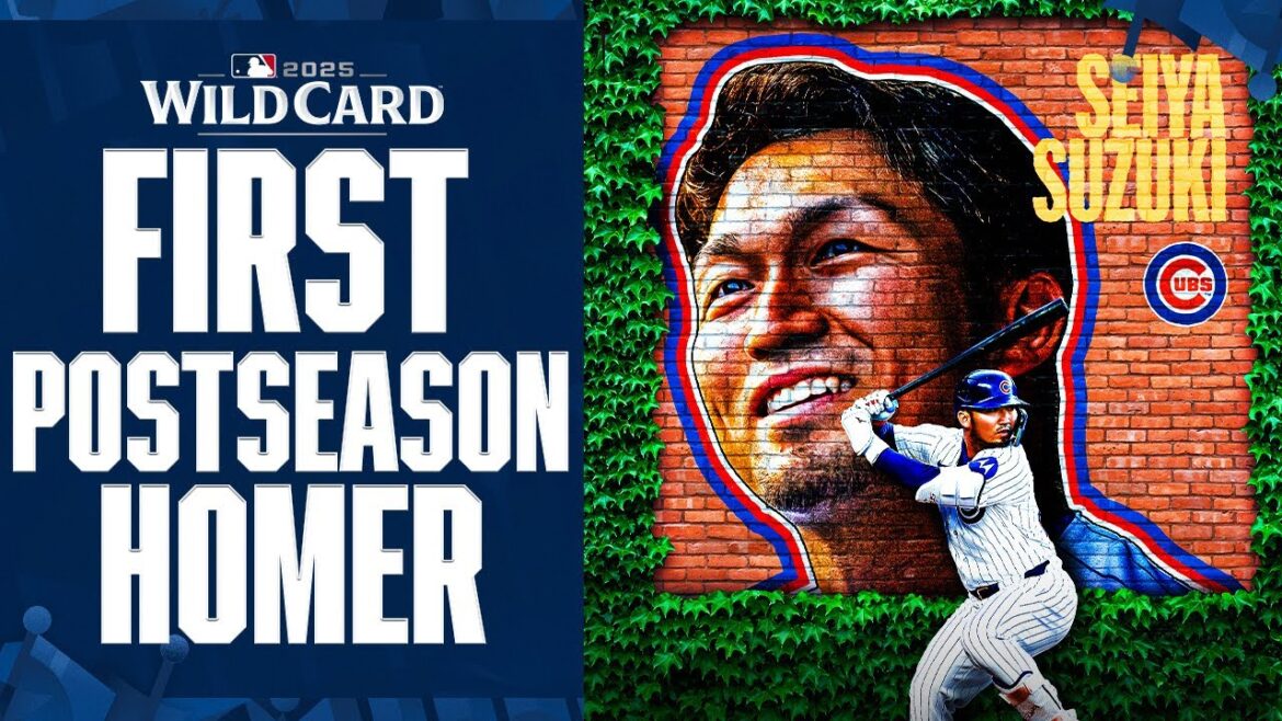 First homer of the Postseason! Seiya Suzuki GOES DEEP for the Cubs! 😱| Suzuki Seiya Highlights