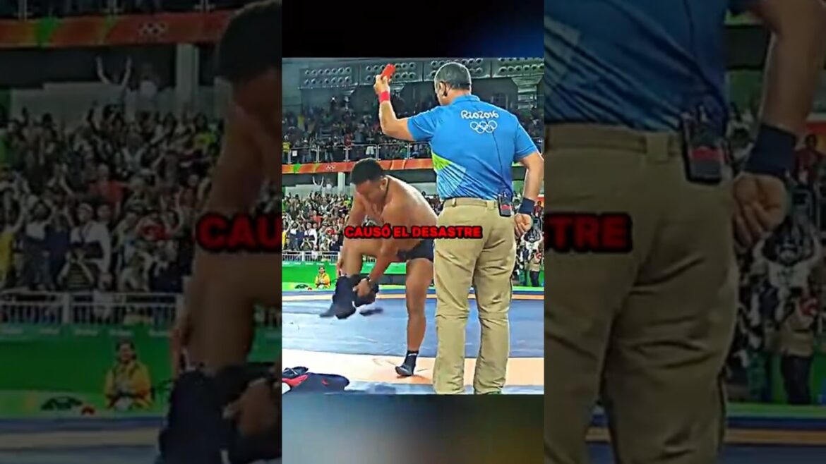Disaster at the Olympic Games 😨🥊 #Wrestling #Lucha Disaster at the Olympic Games 😨🥊 #Wrestling #Lucha