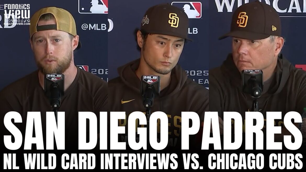 Jake Cronenworth, Yu Darvish & Mike Shildt Discuss San Diego Padres 2025 Season, Chicago Cubs WC