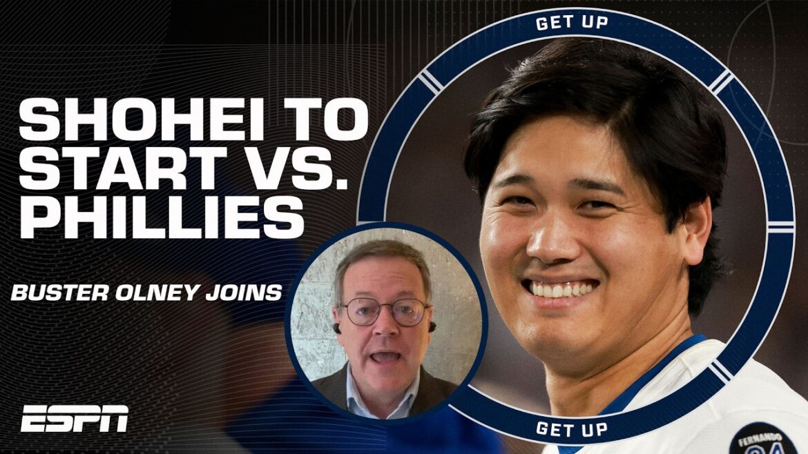 Shohei Ohtani to PITCH GAME 1 vs. Phillies 🚨 Buster Olney compares him to MICHAEL JORDAN 🤯 | Get Up