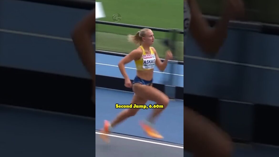 🔥🦅Maja Åskag Hits Her Season Best! 💥 6.60m Second Jump Magic | Roma 2024