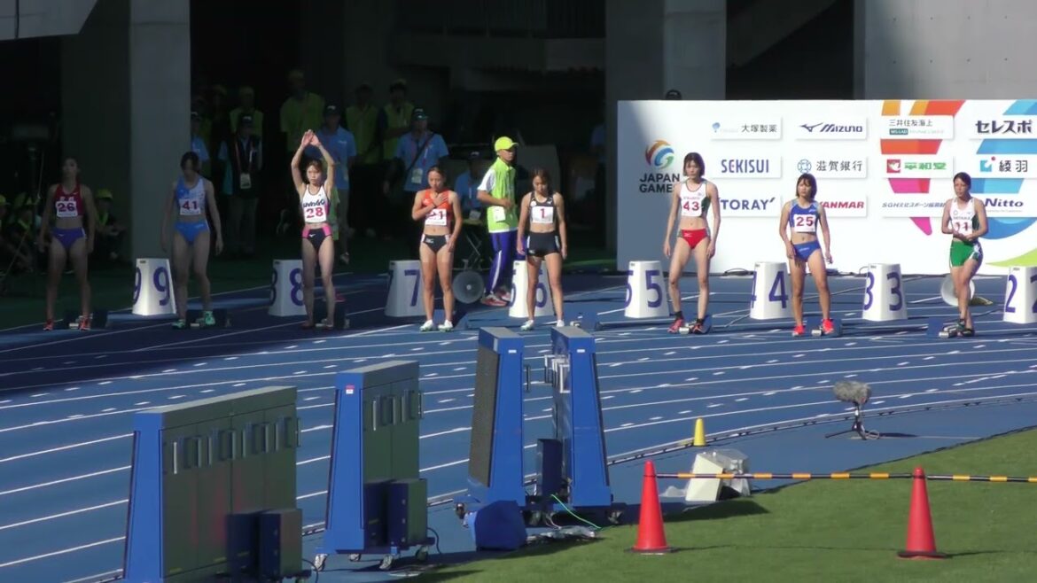 Adult Women's 100m Final[4K Ultra HD]Shiga National Sports Festival 2025 10.6
