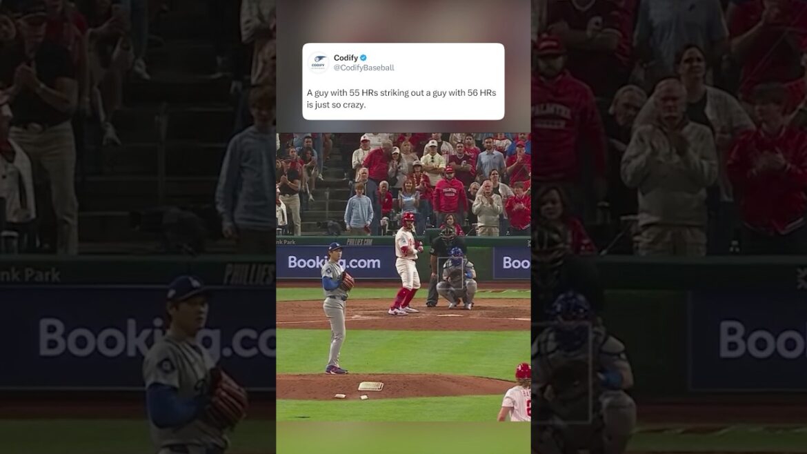 Ohtani strikes out Schwarber 🔥