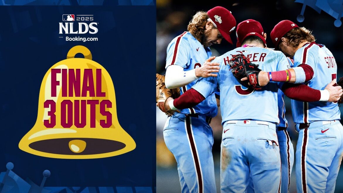 FINAL 3 OUTS: Shohei Ohtani makes final out as Phillies force Game 4 of the 2025 NLDS!