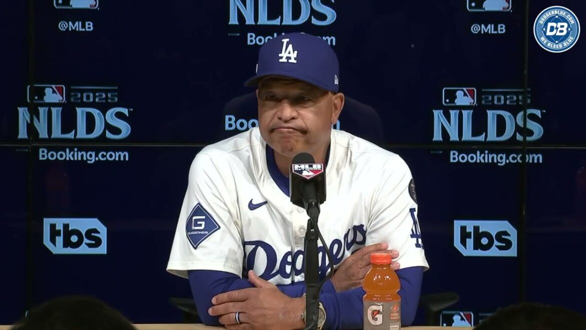 2025 NLDS: Dave Roberts discusses Shohei Ohtani's struggles & Tanner Scott away from team