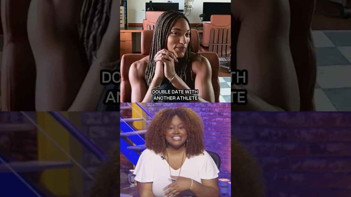 Tara Davis-Woodhall's ideal double date? Russ and Ciara 👀