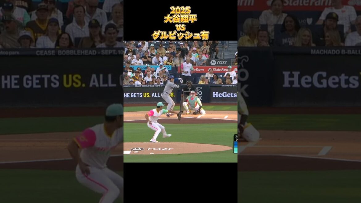 [Japanese Showdown]Shohei Ohtani vs Yu Darvish 2025 Los Angeles Dodgers Shohei Ohtani Los Angles Dodgers Yu Darvish #Higashi Hanamaki #shorts