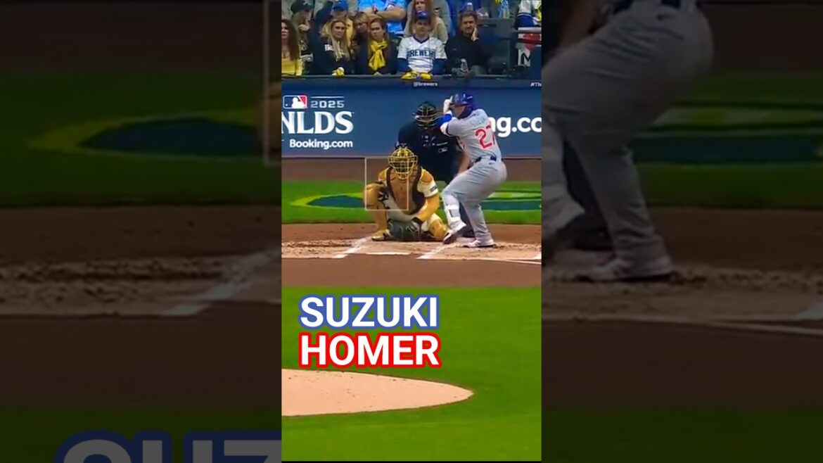 🚨 Seiya SUZUKI TIES IT UP‼️😱⚾ #shorts #baseball #highlights