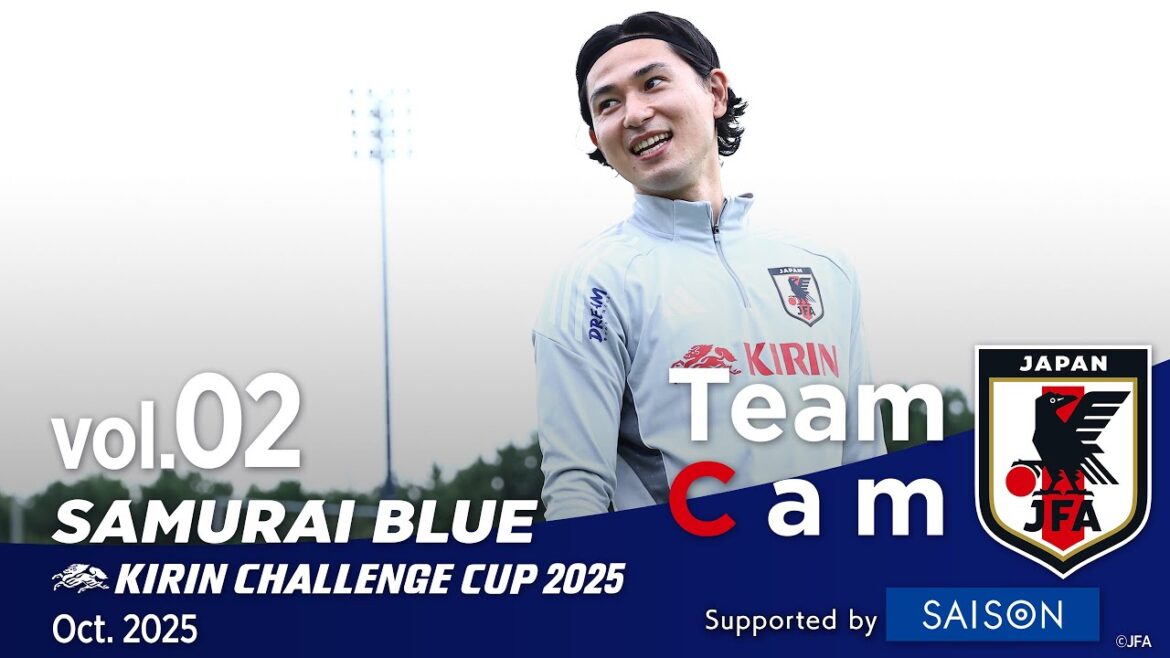 Team Cam vol.02 | Behind the scenes of the match against Paraguay where #Kiyo Ueda scores a goal just before the end of the game | SAMURAI BLUE | KIRIN CHALLENGE CUP 2025