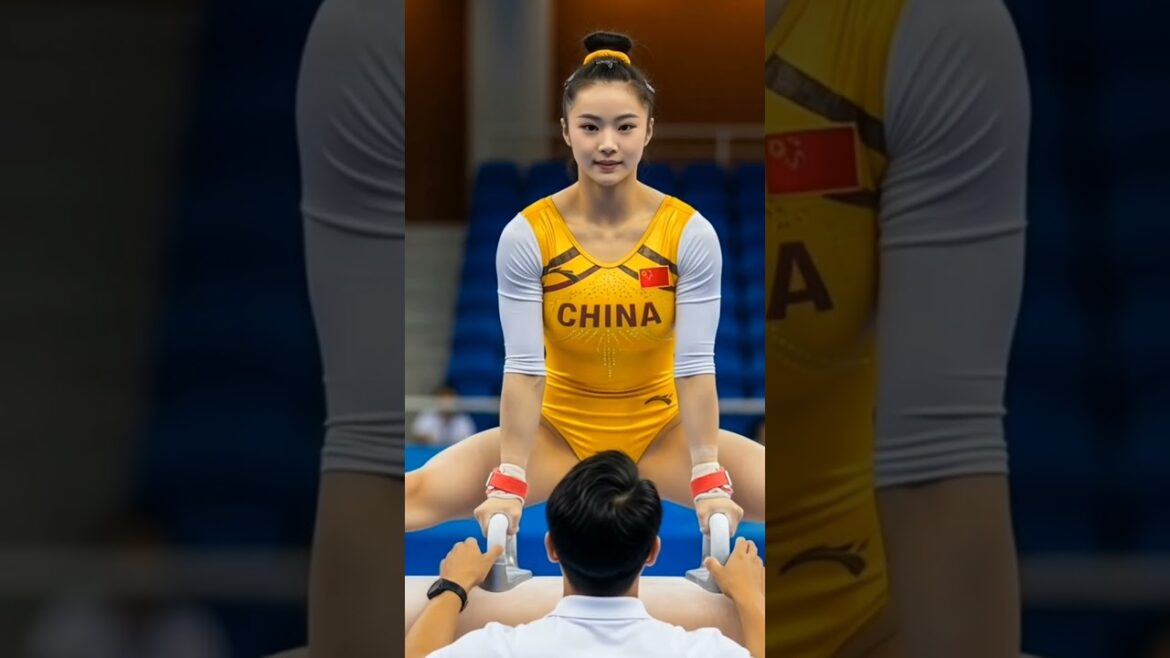 Amazing gymnastics training scene #sports #sports Amazing gymnastics training scene #sports #sports