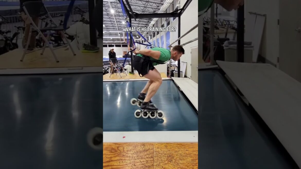 Ice-cold focus. ⛸️ 📹: (IG) joeymantia #Olympics