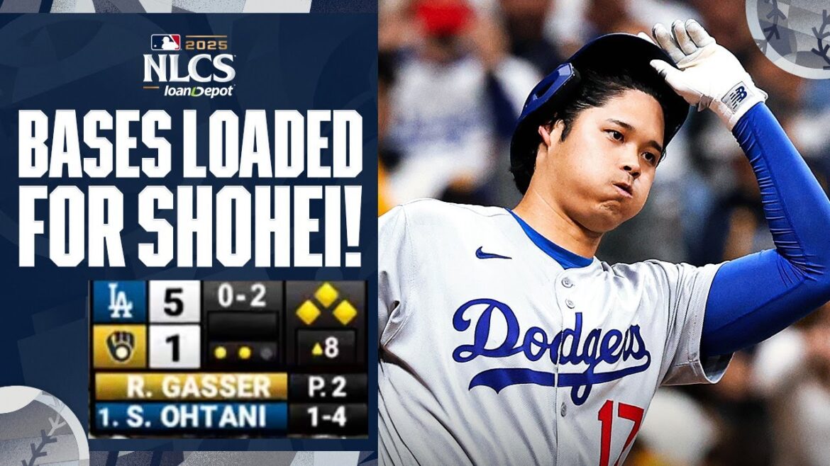 FULL INNING: Shohei Ohtani and the Dodgers had the bases loaded with 2 outs vs. the Brewers!