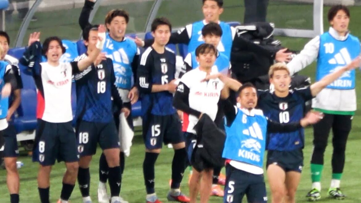 [Kirin Challenge Cup 2025]Nagatomo ``calm down'' bench until historic victory over Brazil Local footage