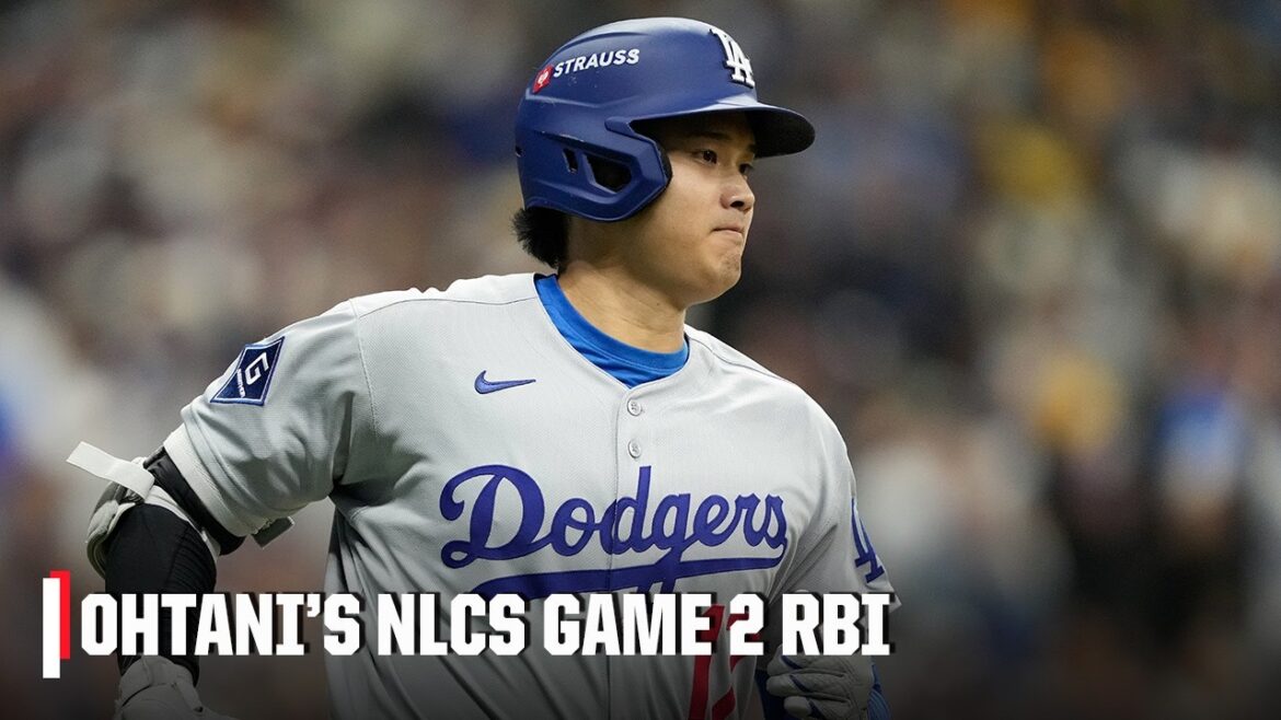 Shohei Ohtani's RBI in NLCS Game 2 pads the Dodgers' lead en route to victory ⚾ | ESPN MLB