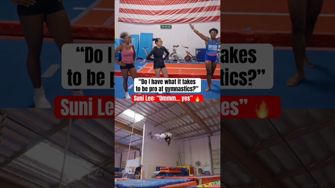 Suni Lee says Speed could be a pro gymnast 🙌 (via @IShowSpeed)
