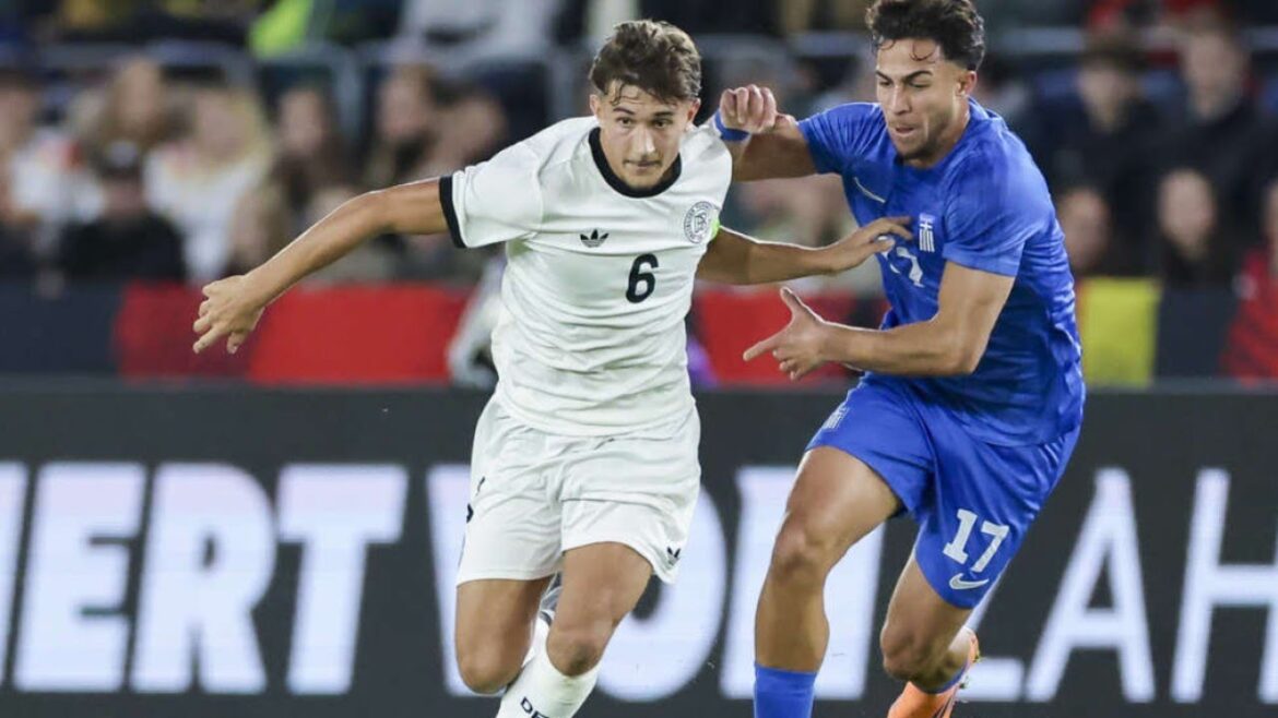 Tom Bischof Germany U21 vs Greece U21 (H) 10/10/2025 | Bayern Munich Tom Bischof Germany U21 vs Greece U21 (H) 10/10/2025 | Bayern Munich