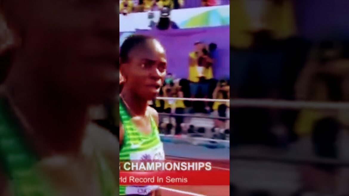 💯🏃🏽‍♀️World Record Holder × Gold Medal - Tobi Amusan