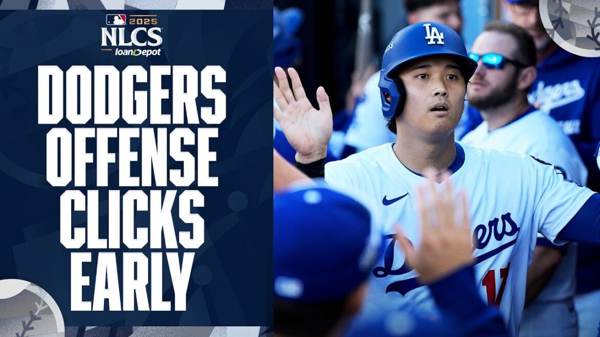 Shohei Ohtani's leadoff triple and Mookie Betts' double has the Dodgers cooking early 😤 | Shohei Ohtani Highlights