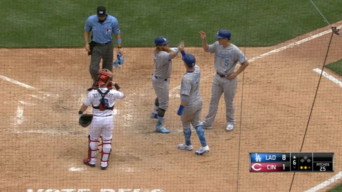 6/18/17: Maeda, Turner lead Dodgers past Reds, 8-7