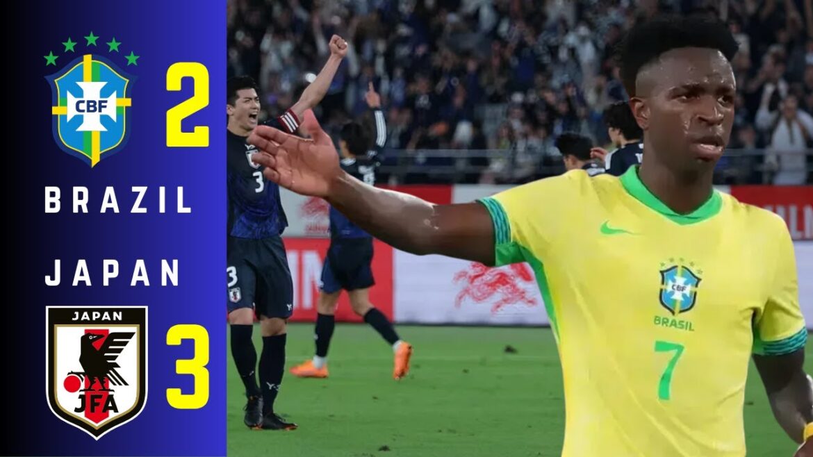 Japan REAL COMEBACK vs Brazil (3-2) | Highlights & Goals