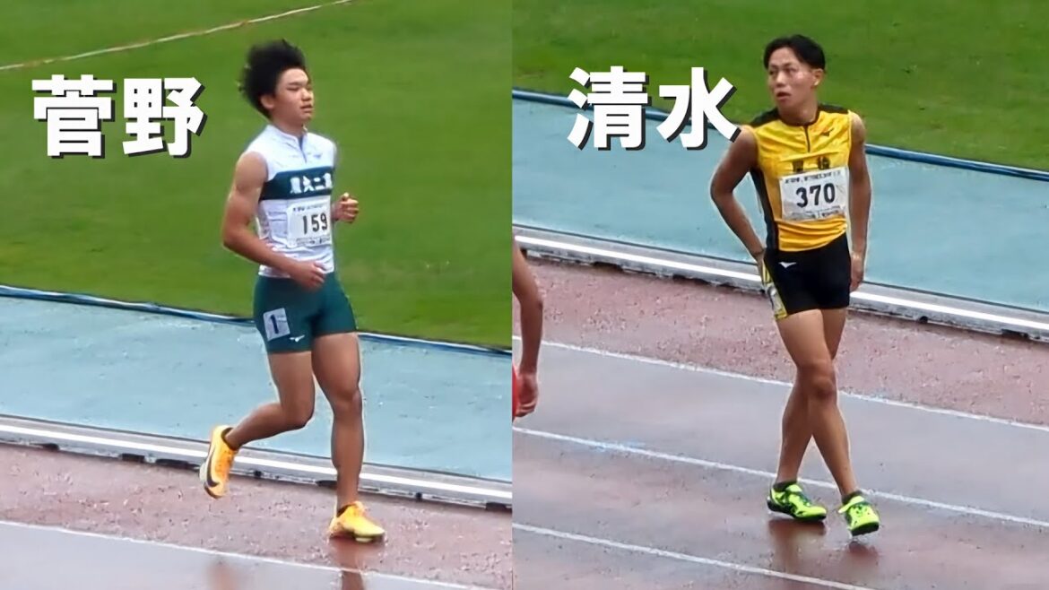 Shimizu Air Jump, Sho Kanno, etc. Qualifying U18 Men's 100m U18/U16 Track and Field 2025