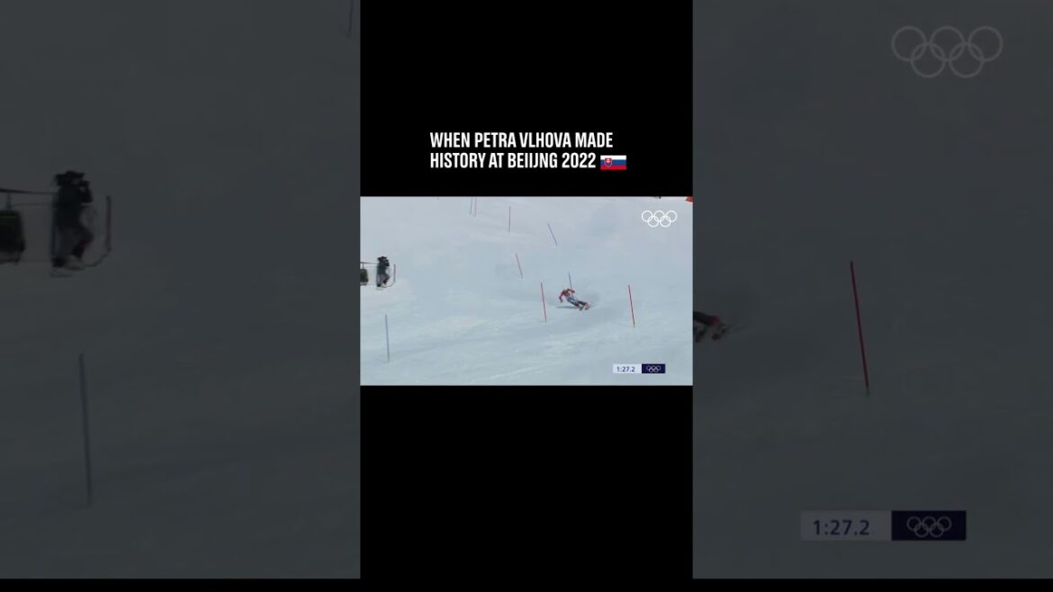 The first Slovak skier to secure a gold medal at the Olympics. 🥇