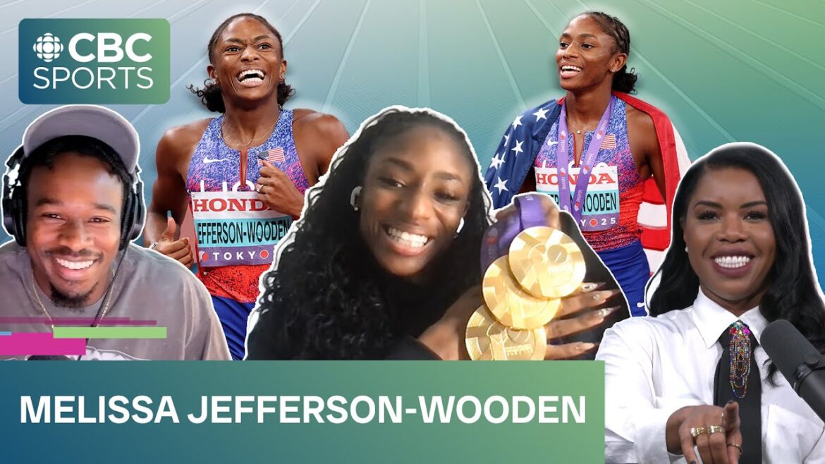 Melissa Jefferson-Wooden on winning 3 golds at worlds, looking ahead to LA 2028 | #CBCSports Melissa Jefferson-Wooden on winning 3 golds at worlds, looking ahead to LA 2028 | #CBCSports