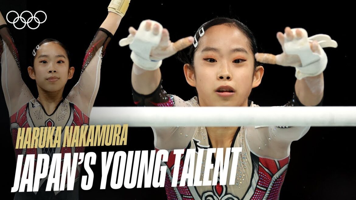 Tokyo Spirit. Paris Stage 💫 Haruka Nakamura horizontal bars routine #paris2024🤩 | Athlete Highlights