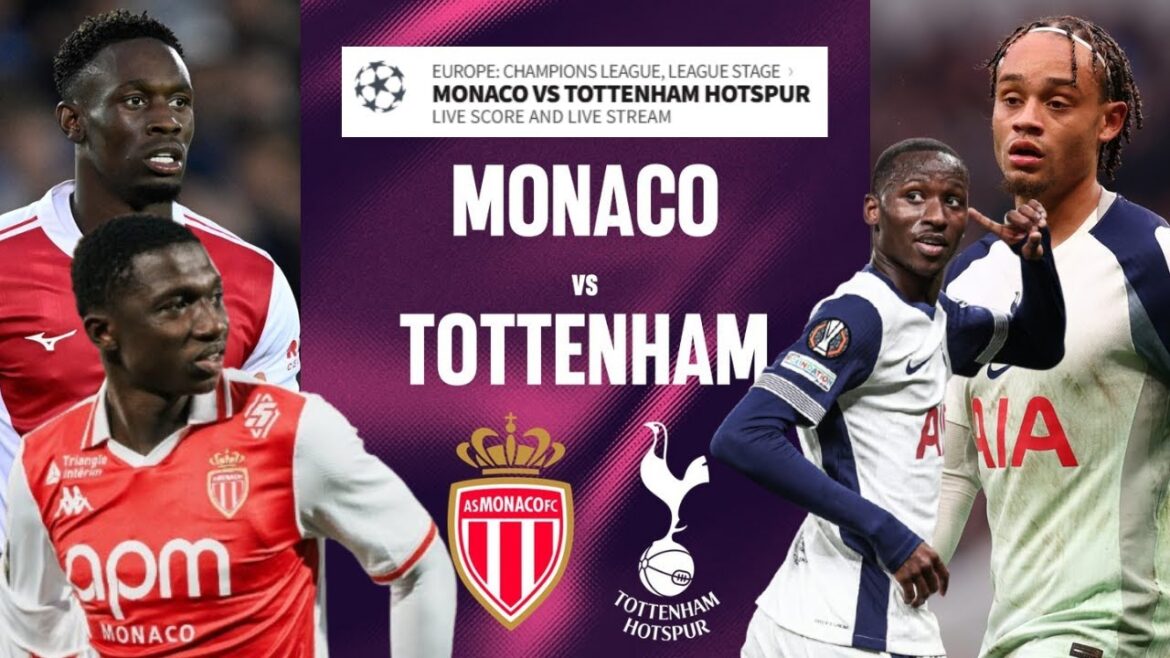 MONACO vs TOTTENHAM: the return of the shock! 🔥 Ansu Fati, Kudus, Minamino | Champions League 2025