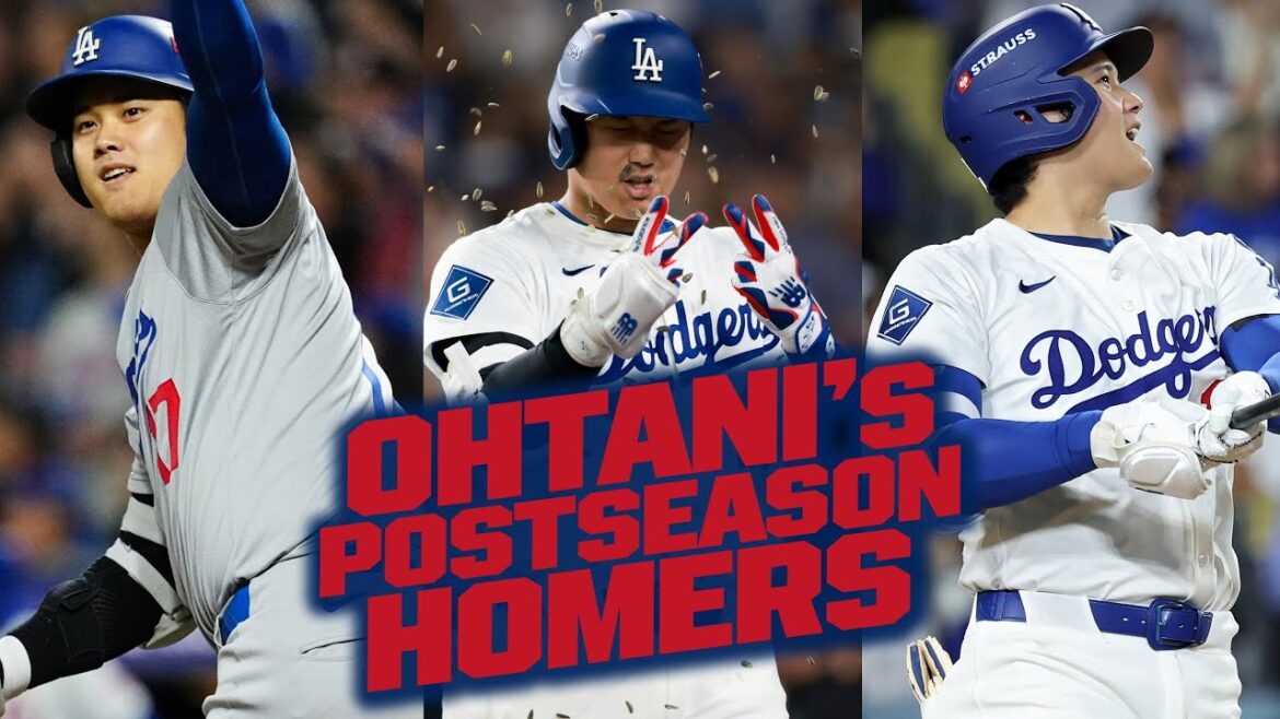 ALL of Shohei Ohtani's homers from the 2024 and 2025 Postseasons in under 5 minutes 💪 | Shohei Ohtani Highlights