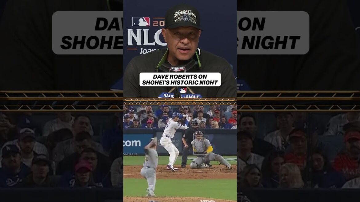 Dave Roberts on Shohei Ohtani’s HISTORIC night 😤 #mlb #baseball #Dodgers Dave Roberts on Shohei Ohtani's HISTORIC night 😤 #mlb #baseball #Dodgers