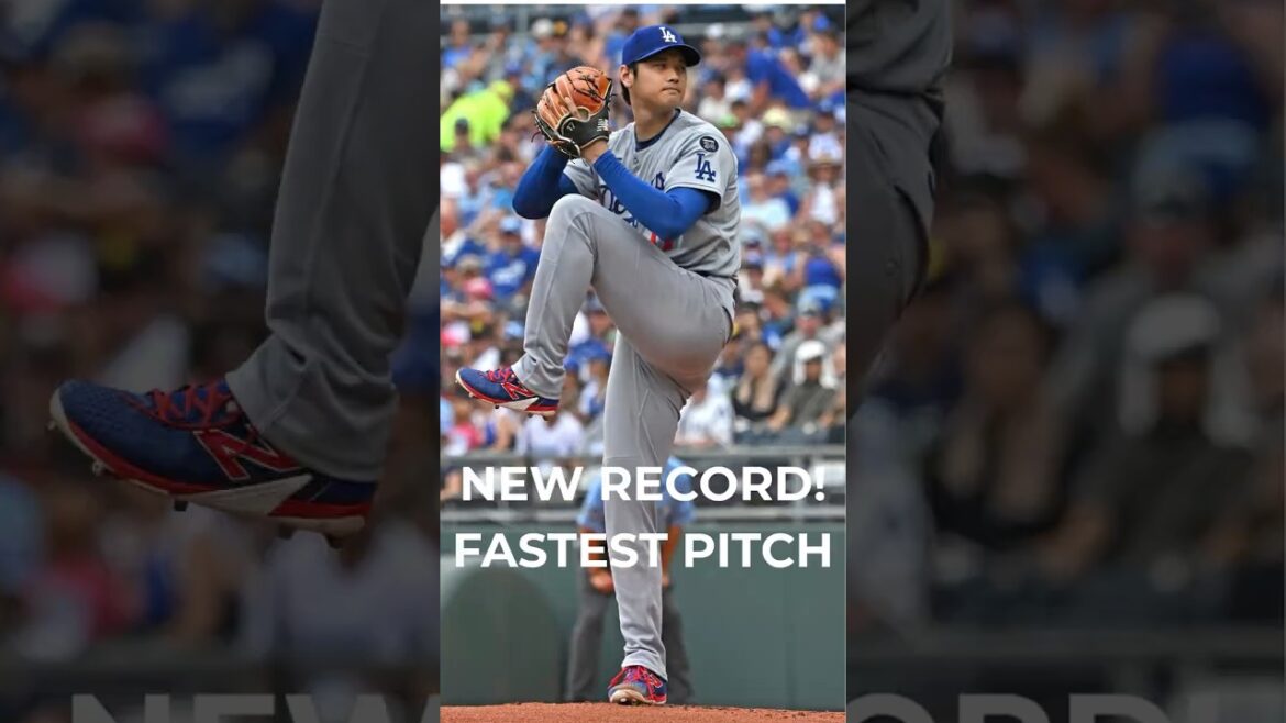 NEW RECORD! Shohei #Ohtani throws fastest pitch of career #Dodgers