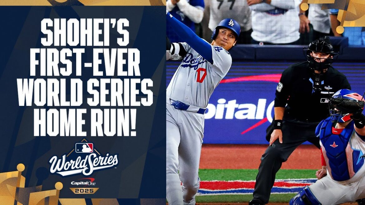 Shohei Ohtani hits his first career World Series home run! | Shohei Ohtani Highlights