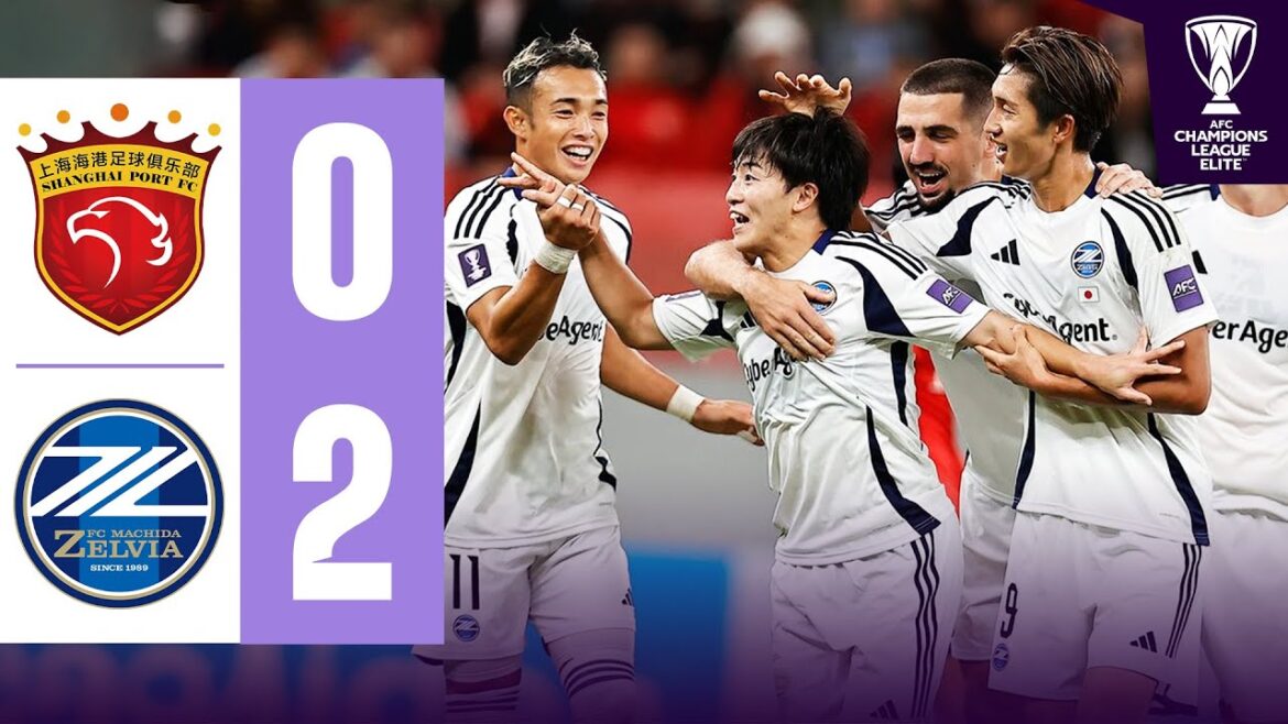 HISTORIC NIGHT for Machida Zelvia | Shanghai Port 🇨🇳 vs FC Machida Zelvia 🇯🇵 | Highlights ACL Elite™