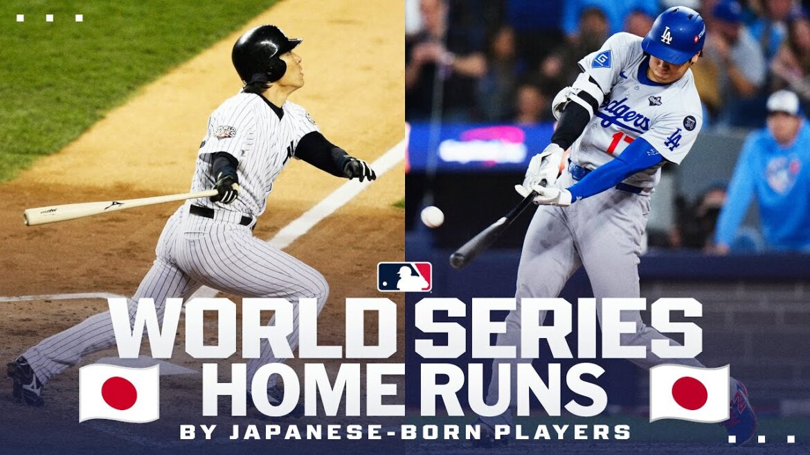 Shohei Ohtani joins Hideki Matsui as the ONLY Japanese-born players to homer in the World Series! 🇯🇵