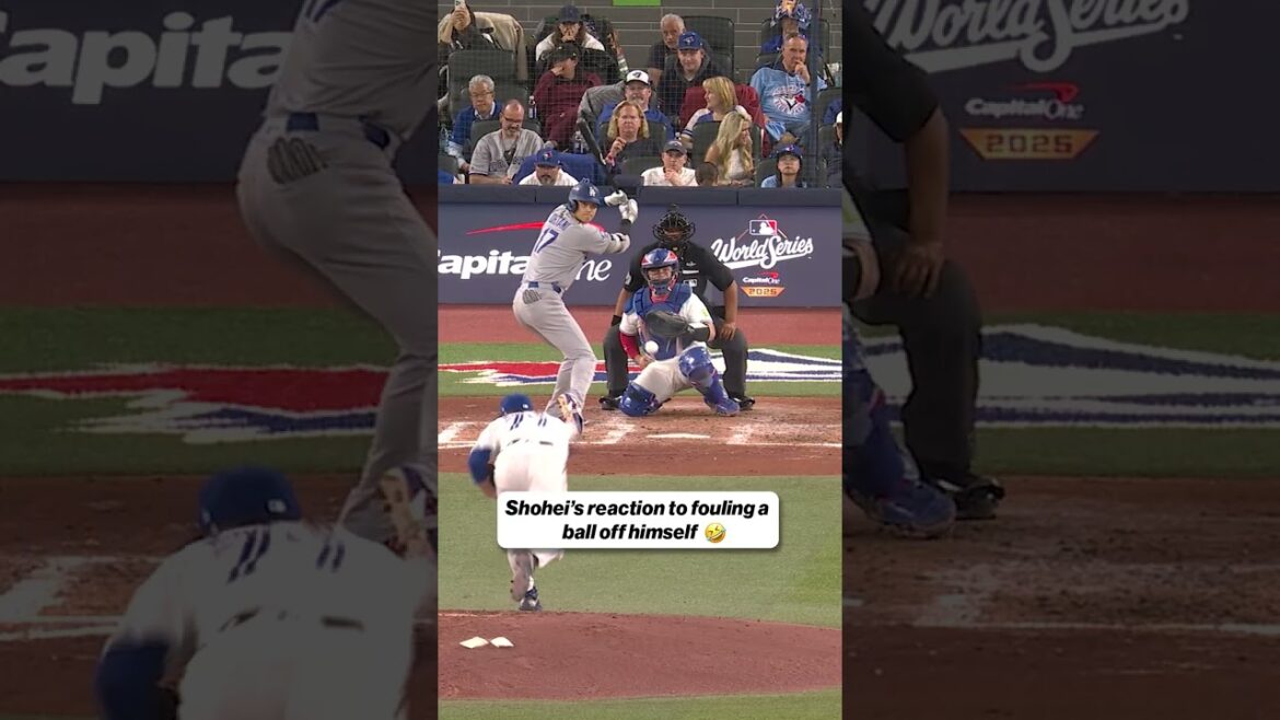 Shohei Ohtani accidentally hits himself 🤣 #dodgers #mlb #baseball #shoheiohtani Shohei Ohtani accidentally hits himself 🤣 #dodgers #mlb #baseball #shoheiohtani