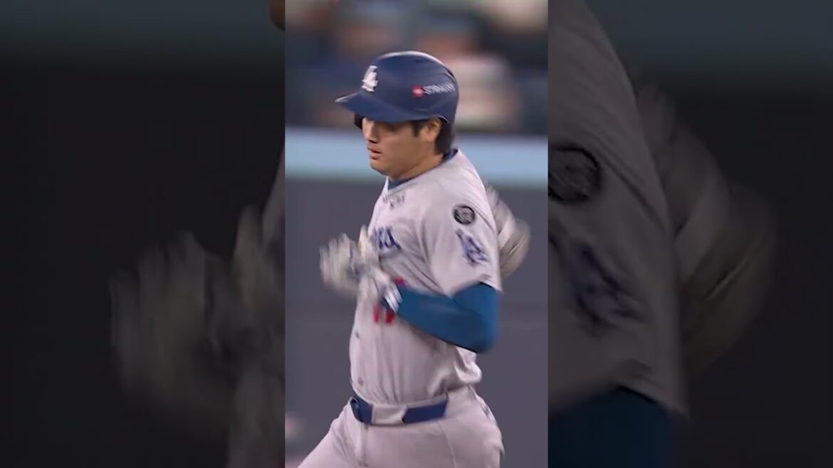 Shohei Ohtani hits his first career #WorldSeries home run!