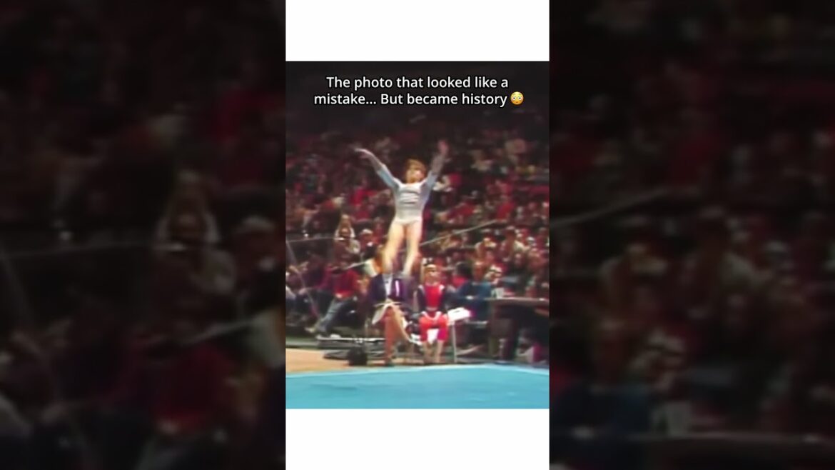 One of the most famous photos in gymnastics history #gymnastics #sports #photo #tumbling