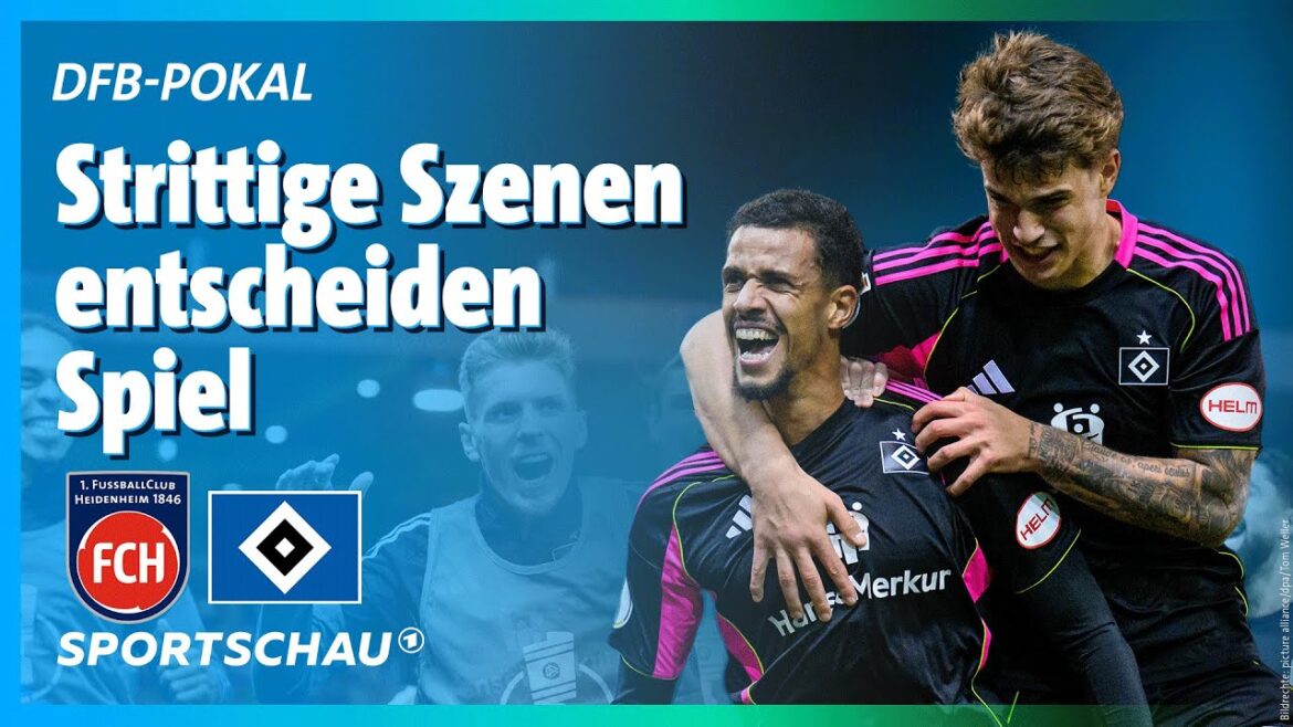 1. FC Heidenheim – Hamburger SV Highlights DFB Cup, 2nd round | Sports show football 1. FC Heidenheim - Hamburger SV Highlights DFB Cup, 2nd round | Sports show football