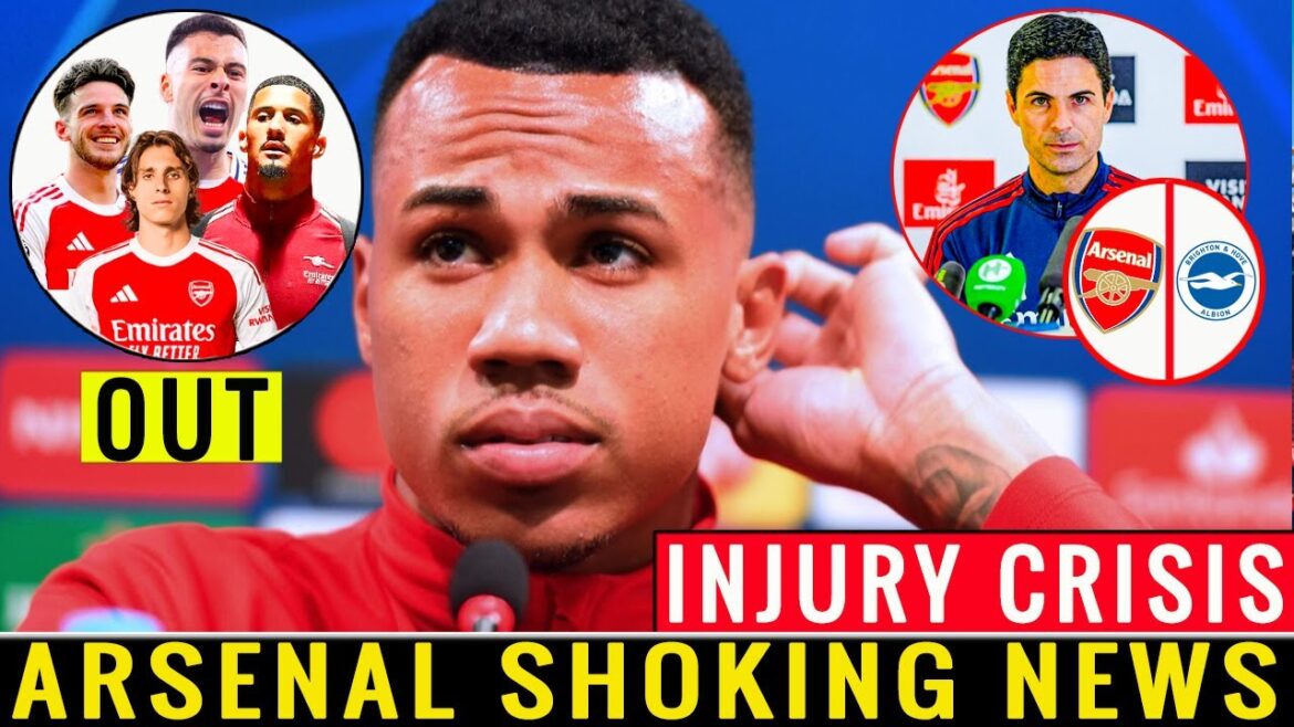 ✅UNBELIEVABLE😱Arsenal vs Brighton injury news as 7 ruled out and 7 doubts for Carabao Cup clash