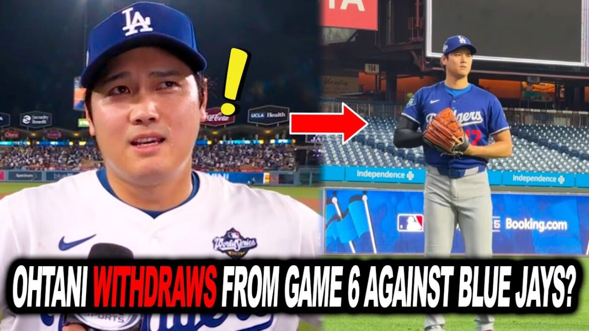 Ohtani Suddenly Out For Game 6 Against Blue Jays — Coach Roberts Issues Shocking Statement