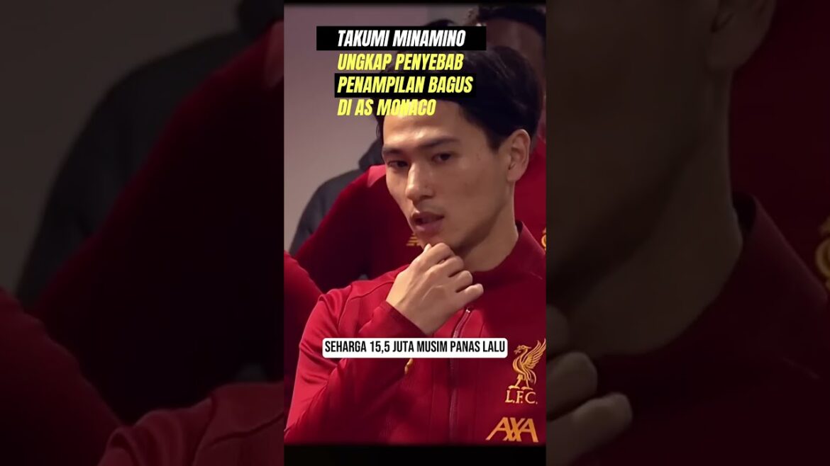 Takumi MINAMINO Reveals His Good Performance at AS MONACO @chansfootygame #shorts