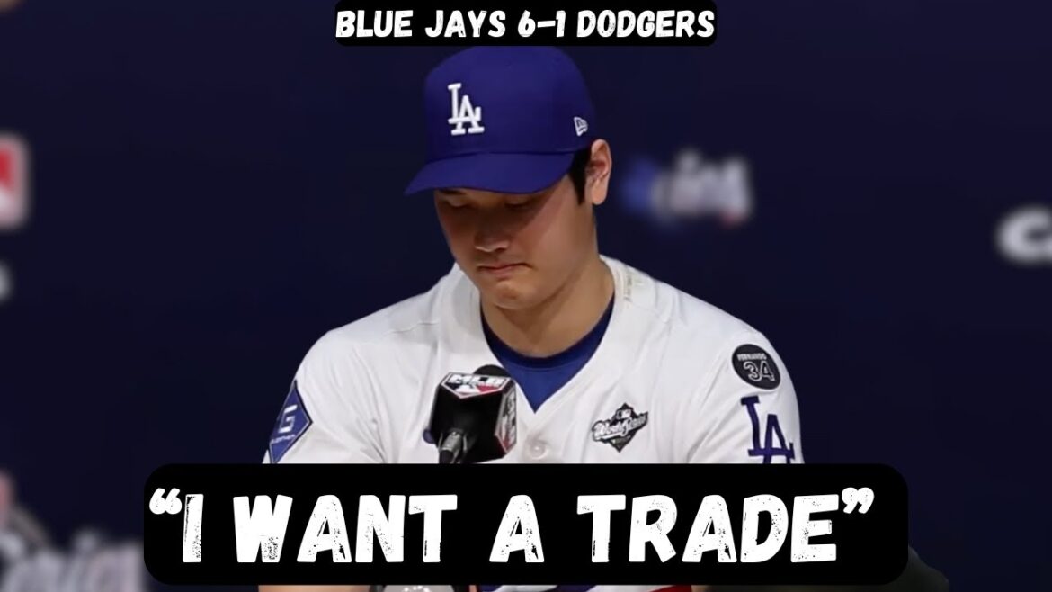 Shohei Ohtani REQUESTS TRADE to Toronto after Game 5 loss - Post Game Interview vs Blue Jays